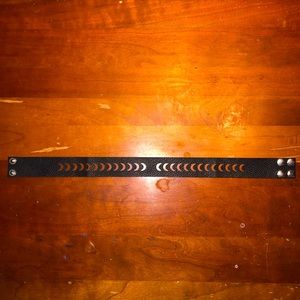 Black choker moon necklace🌘🌗🌖🌕